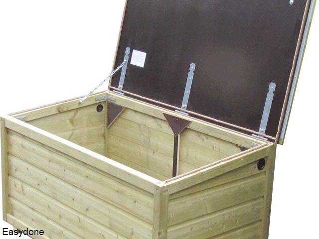 Houten kist model KIVU