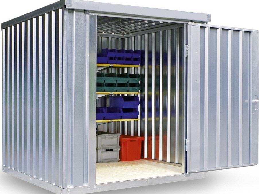 Stalen containers -en tuinbergingen in vele afmetingen en uitvoeringen!